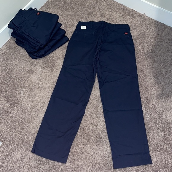 Men’s Work Pants - Navy Blue - Picture 2 of 8